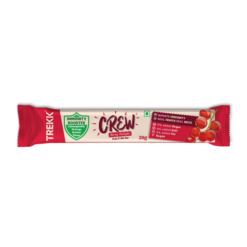 TREKK CREW Berry Delight Fruit Bar 30g Trekk Nutrition