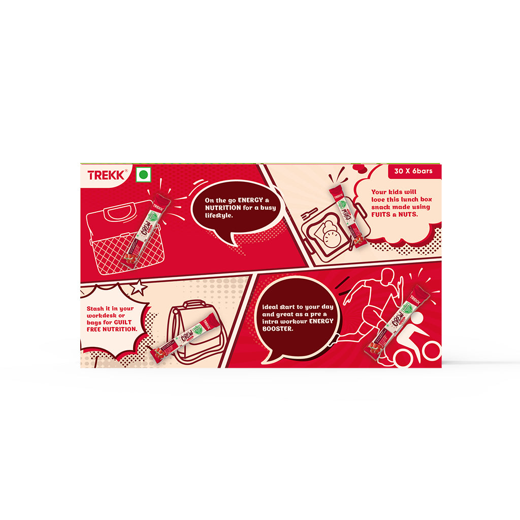 TREKK CREW Berry Delight Fruit Bar 30g Trekk Nutrition