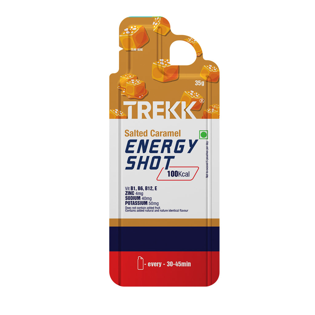 TREKK Salted Caramel Energy Shot Gel 35g Trekk Nutrition