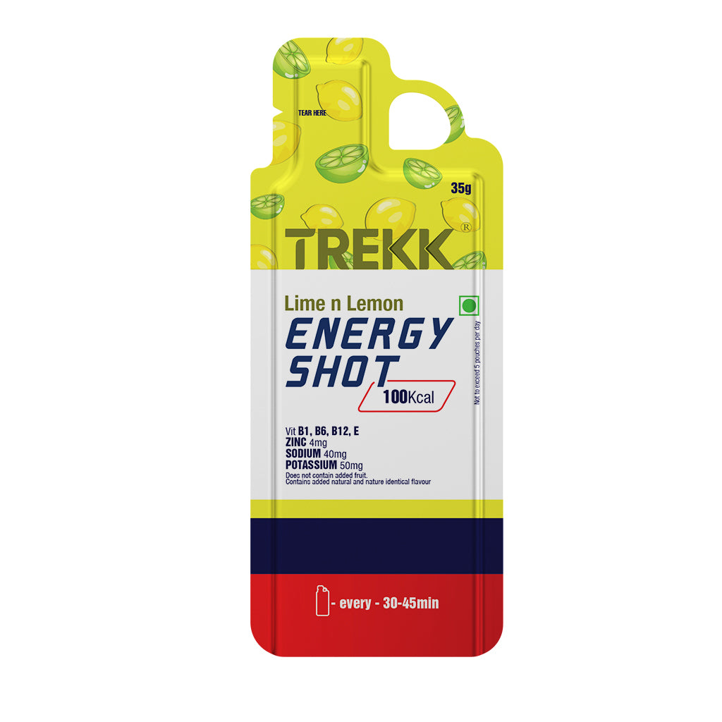TREKK Lime & Lemon Energy Shot Gel 35g Trekk Nutrition