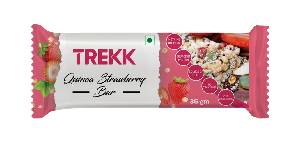 TREKK Quinoa Strawberry Granola Bar 35g