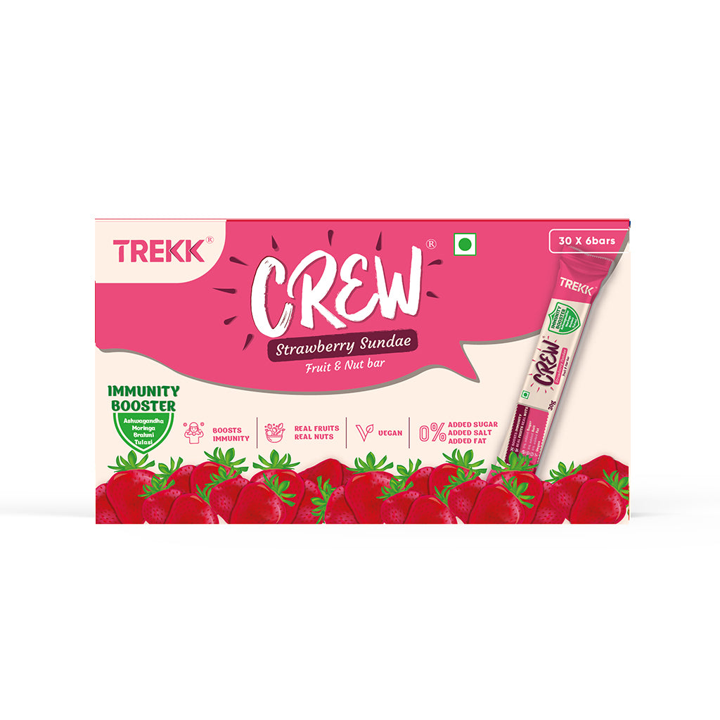 TREKK CREW Strawberry Sundae Fruit Bar 30g