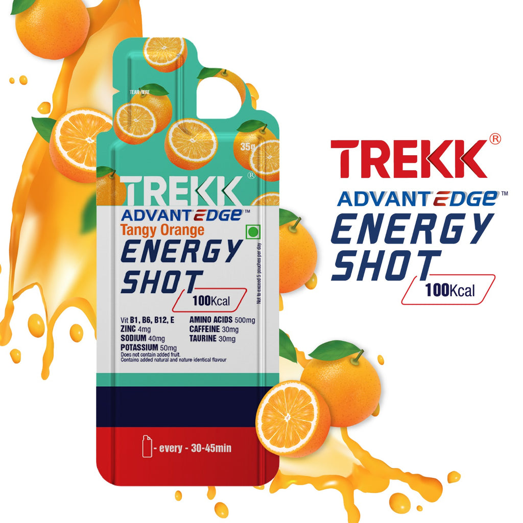 TREKK AdvantEdge Tangy Orange Energy Shot Gel 35g